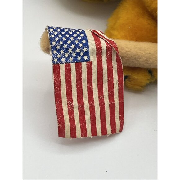 Vintage 1981 Dakin Garfield Patriotic Uncle Sam Plush Stuffed Animal 10" Flag - Picture 7 of 13